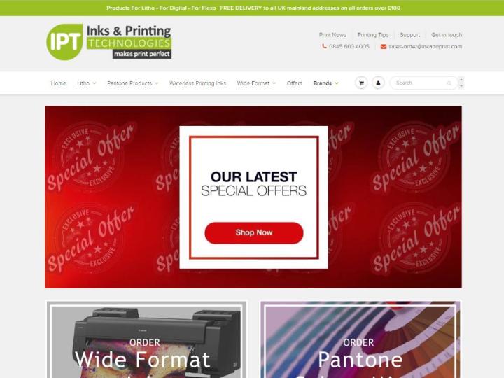 Comtecs Portfolio Inks & Printing Technologies